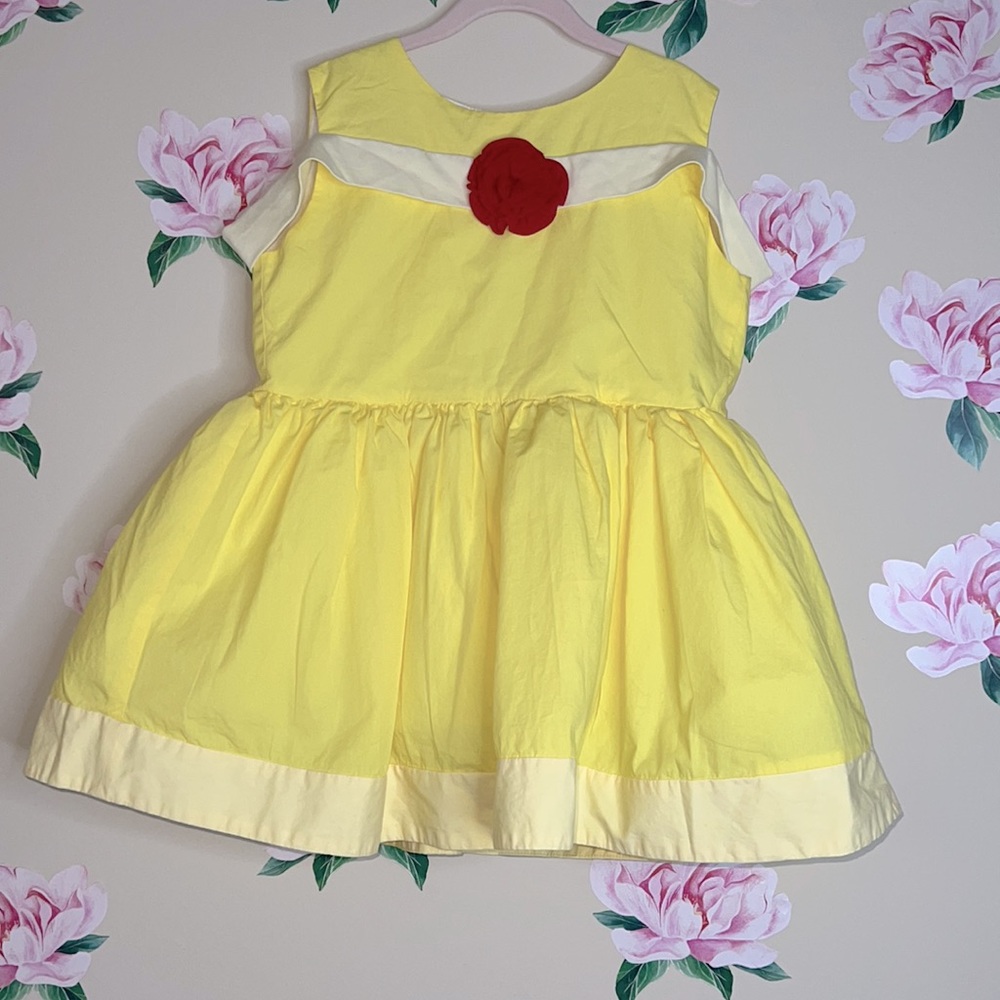 Only Little Once Red Rose Princess Peplum Top (Belle).  CC-43